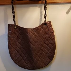 Paul & Joe Sister Taupe Lambskin Quilted Stachel
